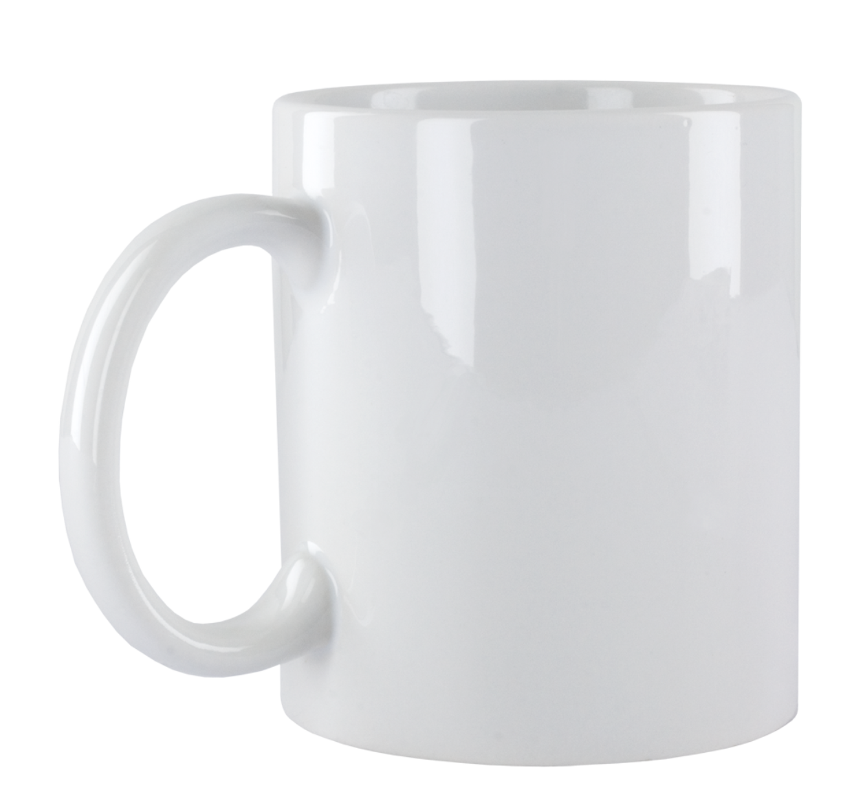 weiße Best Quality Fototasse, mit Glazeking Beschichtung