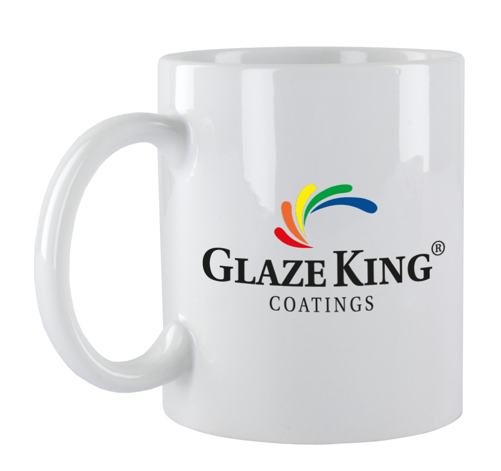 weiße Best Quality Fototasse, mit Glazeking Beschichtung